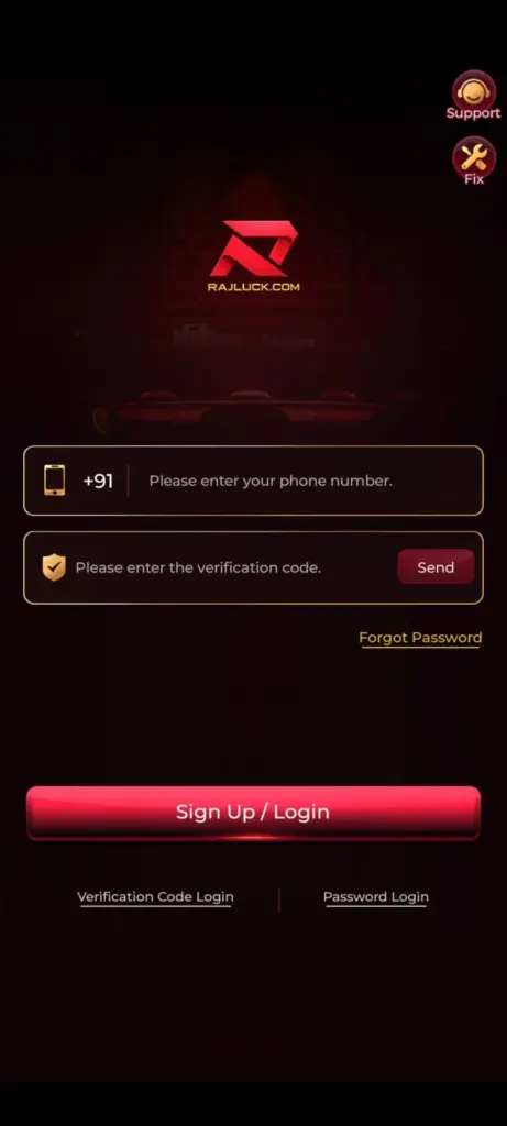 RajLuck login process and fast withdrawal guide